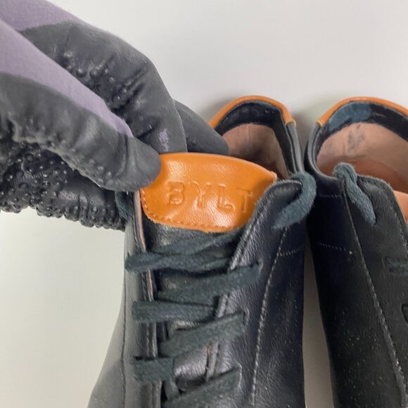 BYLT Everyday Shoes Men's 11 Black Leather Lace Up Sneakers Casual BYLT Premium - Picture 6 of 16